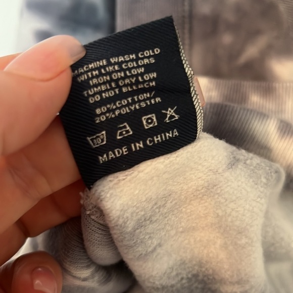 MAISON ARTICLE HEAVYWEIGHT HOODIE SIZE XL BLUE TIE DYE - Picture 10 of 10